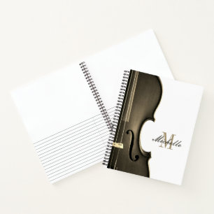 Persönlicher Violinlehrer und Schüler Notizbuch