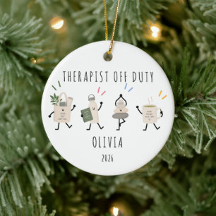 Persönlicher Weihnachtsschmuck für den Therapeuten