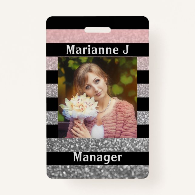 Persönliches Abzeichen, beruflich Ausweis (Vorderseite)