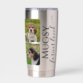 Persönliches Andenken mit Foto für Haustiere Thermobecher
