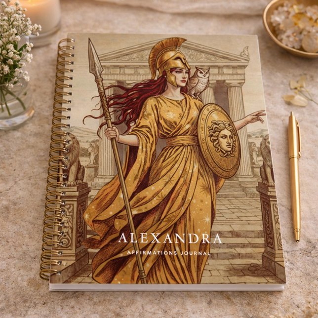 Persönliches Athena-Bekräftigungstagebuch Notizbuch (Von Creator hochgeladen)