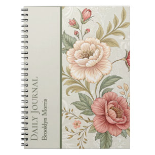 Persönliches Blumen-Planer-Journal/Notizbuch  Notizblock