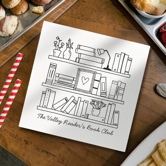Persönliches Buchclub-Event Serviette (Von Creator hochgeladen)