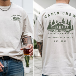 Persönliches Camping-Wochenende Junggesellenabschi T-Shirt