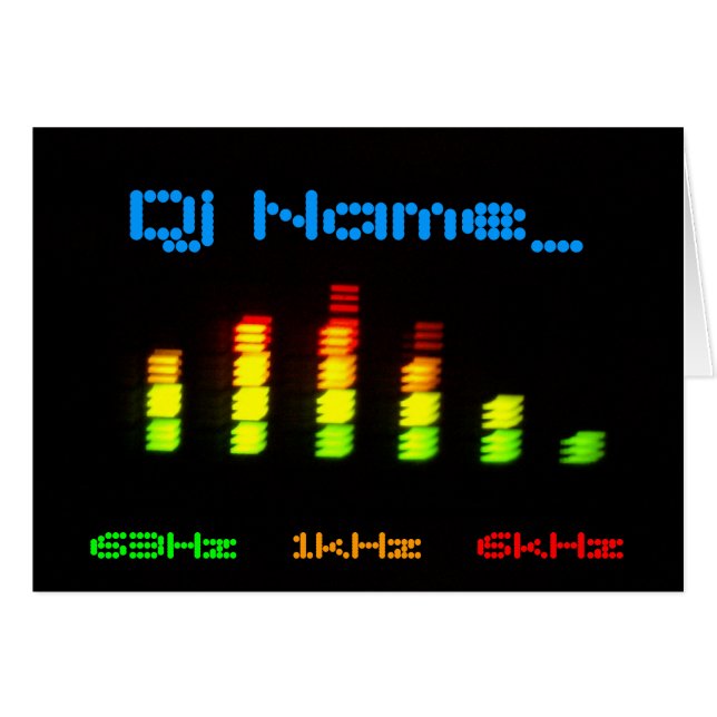 Persönliches DJ-Entzerrer-Bar EQ (Vorderseite (Horizontal))