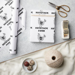 Persönliches Ei mit Farbnamen Geschenkpapier