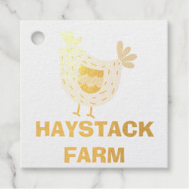 Persönliches Ei mit Farmname Geschenkanhänger