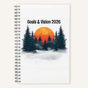 Persönliches Erfolgs-Mindset-Notizbuch 2026 Ziele Notizbuch