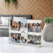 Persönliches Familienfoto-Collage-Geschenk für die