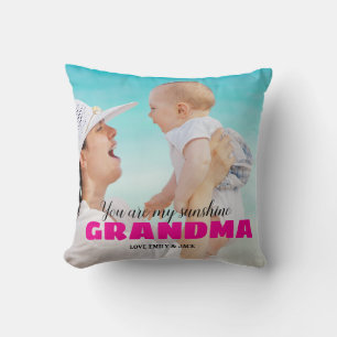Persönliches Foto Keepake GRANDMA Geschenk Kissen