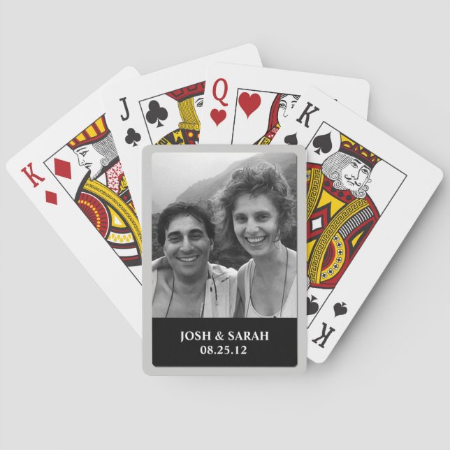 Persönliches Foto Spielkarten (Rückseite)