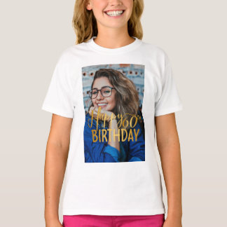 Persönliches Foto zum 60. Geburtstag Skript T-Shirt