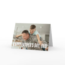 Persönliches Foto zum Vatertag - Dad Hero
