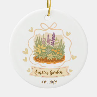 Persönliches Gartengeschenk für sie. Keramik Ornament