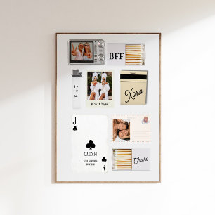 Persönliches Geburtstagsgeschenk für die beste Fre Poster