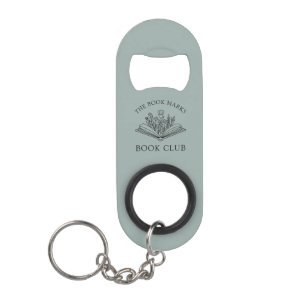 Persönliches Geschenk mit Buchclub-Namen Mini Flaschenöffner