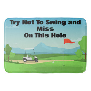 Persönliches Golf Bad Badematte