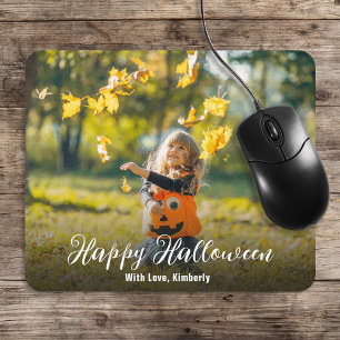 Persönliches Happy Halloween-Skript Mousepad
