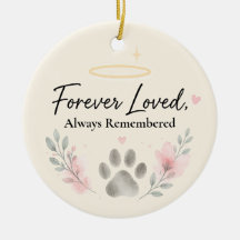 Persönliches Katzen-Gedenk-Ornament
