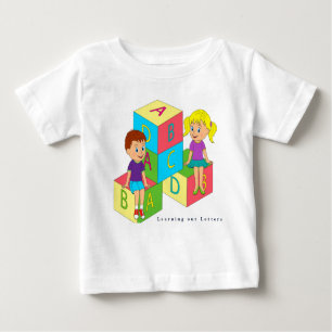 Persönliches Lernen unserer Buchstaben Alphabet Bl Baby T-shirt