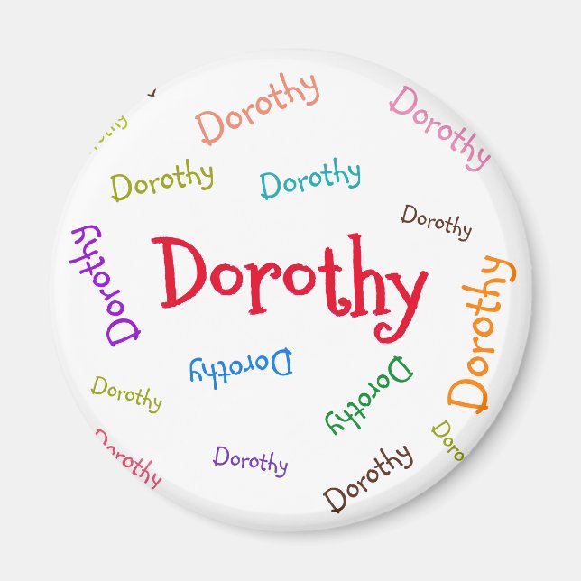 PERSÖNLICHES MAGNET , KINDERNAME, FÜR KINDER (Vorne)