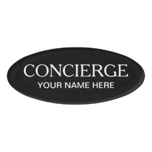 Persönliches magnetisches Namensschild für Concier Namenschild