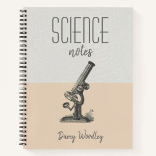 Persönliches Notizbuch für naturwissenschaftliche