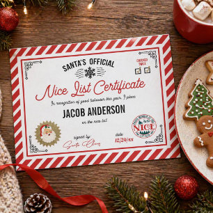 Persönliches offizielles Weihnachtsmann-Nice-List-