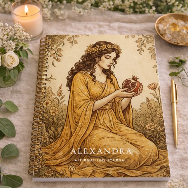 Persönliches Persephone-Bekräftigungstagebuch Notizbuch (Von Creator hochgeladen)