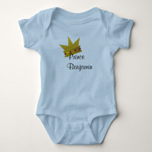 Persönliches Prince-Shirt - Erstes T-Shirt des Kin Baby Strampler