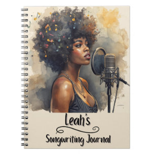 Persönliches Rap-Hip-Hop-Songwriting-Journal Notizblock