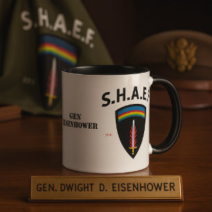 Persönliches SHAEF-Tribut Tasse
