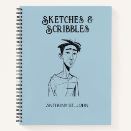 Persönliches Skizzen- und Kritzelnotizbuch Notizbuch