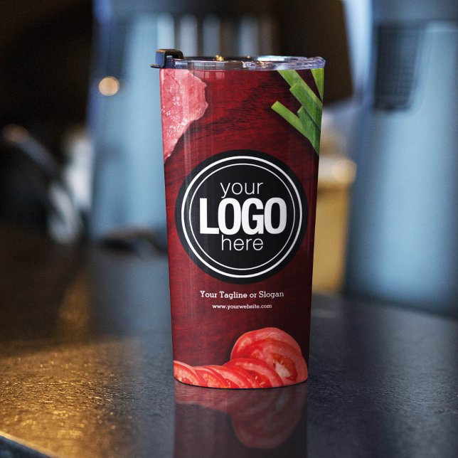 Persönliches Steak-Thema Thermosbecher (Von Creator hochgeladen)