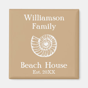 Persönliches Strandhaus Magnet