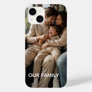 Persönliches Telefoncase mit Familiennamen - Fügen Case-Mate iPhone 14 Hülle