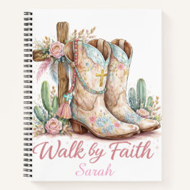 Persönliches Walk By Faith Journal Notizbuch