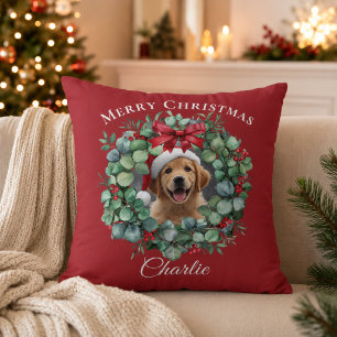 Persönliches Weihnachtsgeschenk mit Haustierfoto – Kissen