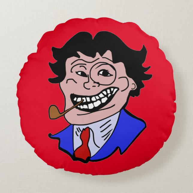 Persönlichkeit Rundes Kissen (Vorderseite)