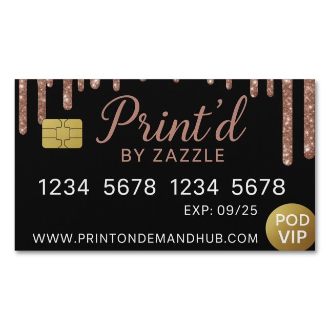 Persönlichkeit von Visitenkarten Magnetische Visitenkarte (Vorderseite)