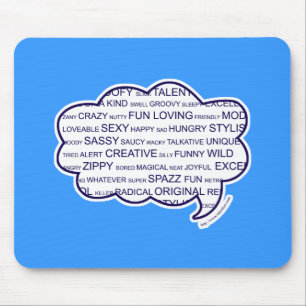 Persönlichkeitsmarke Cloud Fun Emotions Design Mousepad