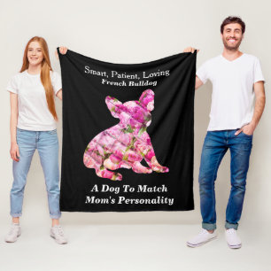 Persönlichkeitsmerkmale des französischen Bulldog Fleecedecke