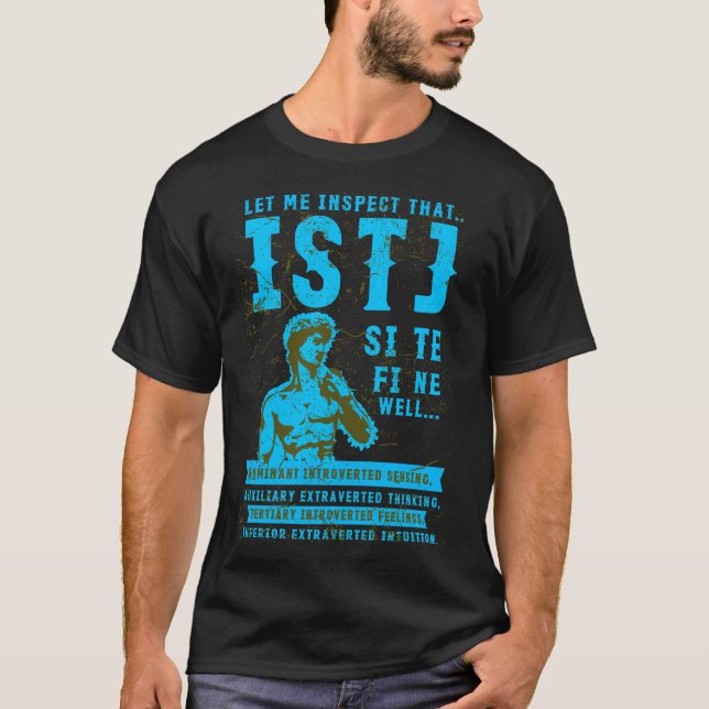 Persönlichkeitstyp des ISTJ, Der Inspektor schenkt T-Shirt (Vorderseite)