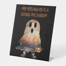 Persönlichkeitswarnung humorvolle Funny Sarcastic Sockelschild