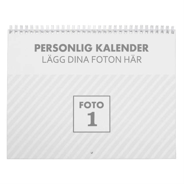 Personlig 2024 familjekalender fotokalender årskal kalender (Titelbild)