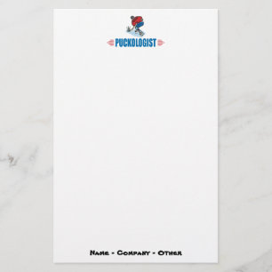 Personlized Eis-Hockey Briefpapier