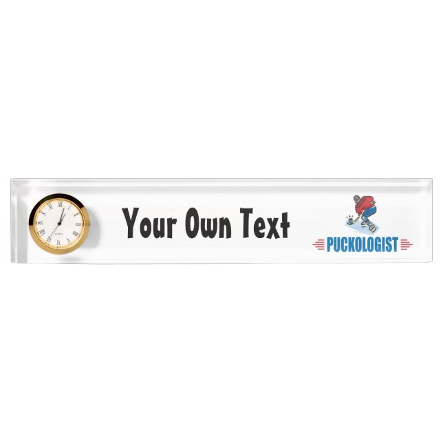 Personlized Eis-Hockey Namensplakette (Vorderseite)