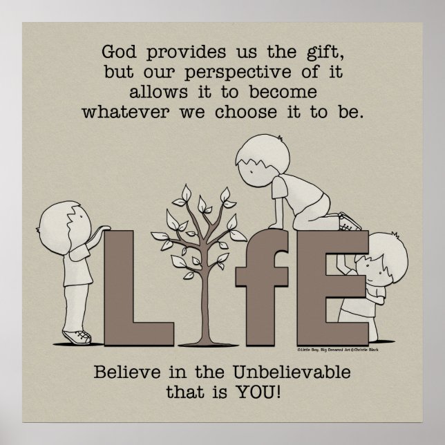 Perspektive des Lebens Poster (Vorne)