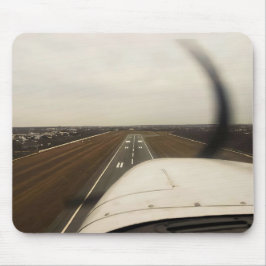 Perspektive eines Piloten: Cessna 172 Cockpit-Star Mousepad