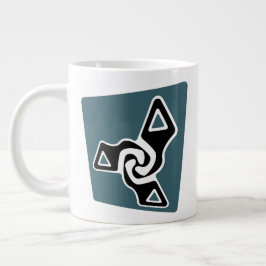 Perspektive Tri-Pfeile Jumbo-Tasse